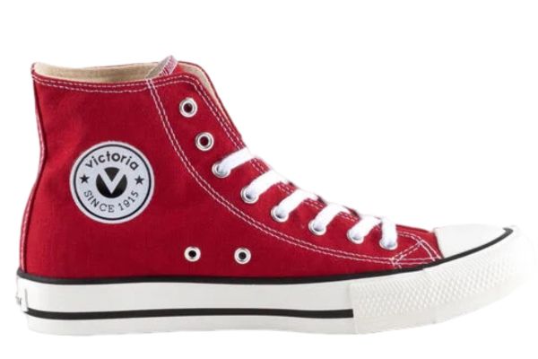 Zapatillas Victoria corte alto Tribu botín basket lona