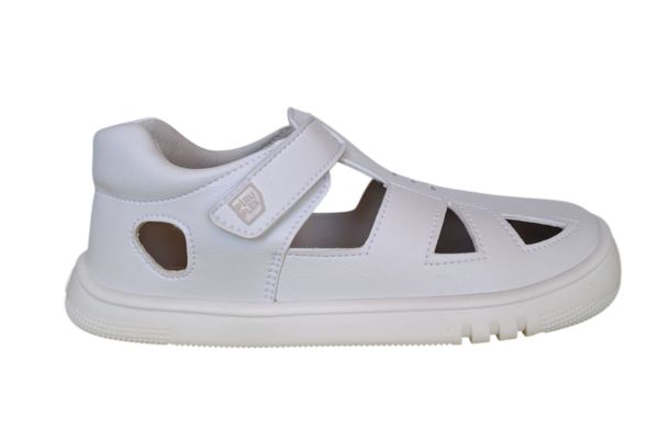 sandalias barefoot piruflex blancas