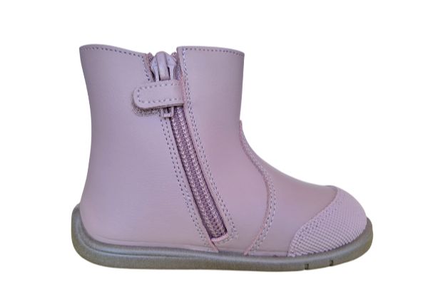 Titanitos botas barefoot color rosa