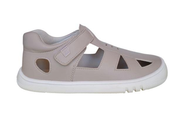 sandalias barefoot piruflex beige